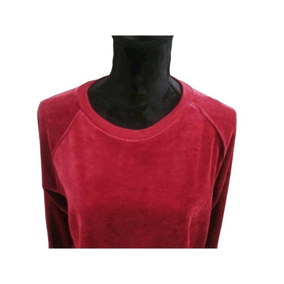 NWT Women's Knox Rose Soft Rib Knit‎ Cuffed Long Sleeve Sweatshirt - Picture 3 of 9